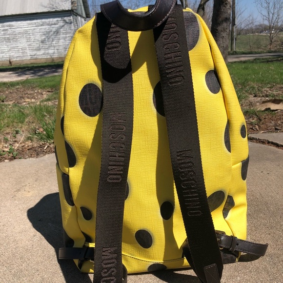 Moschino Spongebob Backpack Rare Jeremy Scott - Picture 12 of 16